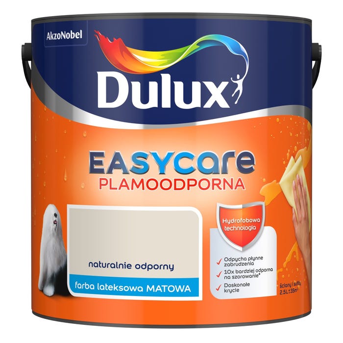 Farba Dulux EasyCare naturalnie odporny 2,5l