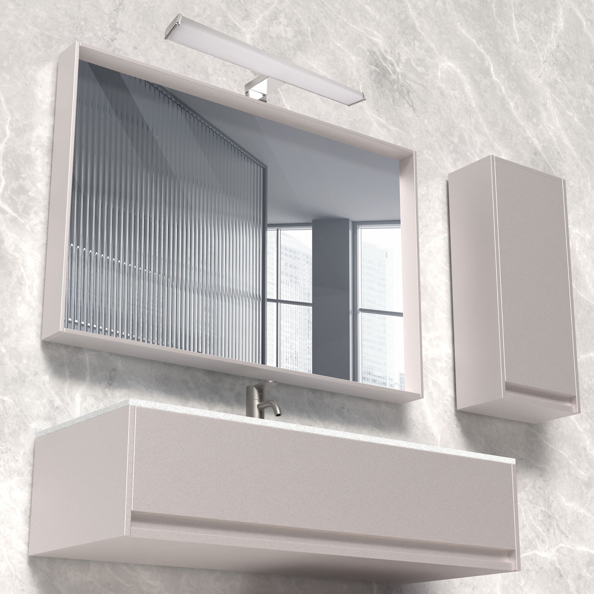 Kinkiet ścienno-sufitowy Elba 8W 900lm IP44 4