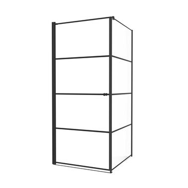 Kabina prysznicowa Kabri Ineo Black 90x90 cm 