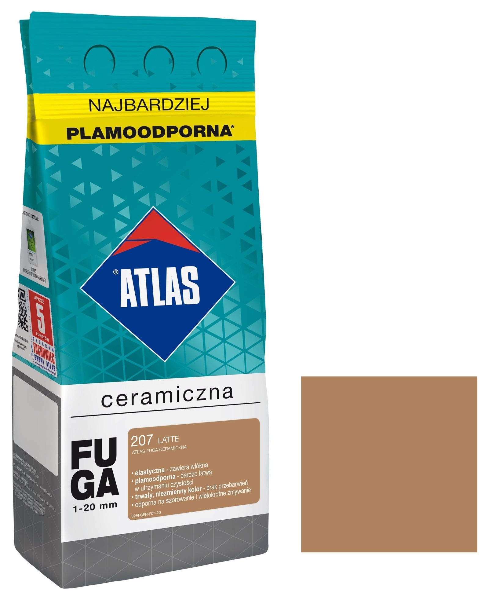 Fuga ceramiczna Atlas 207 latte 2kg