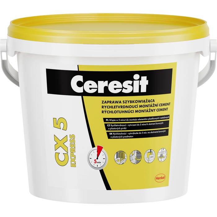 Zaprawa montażowa Ceresit CX5 5 kg, szybkowiążąca