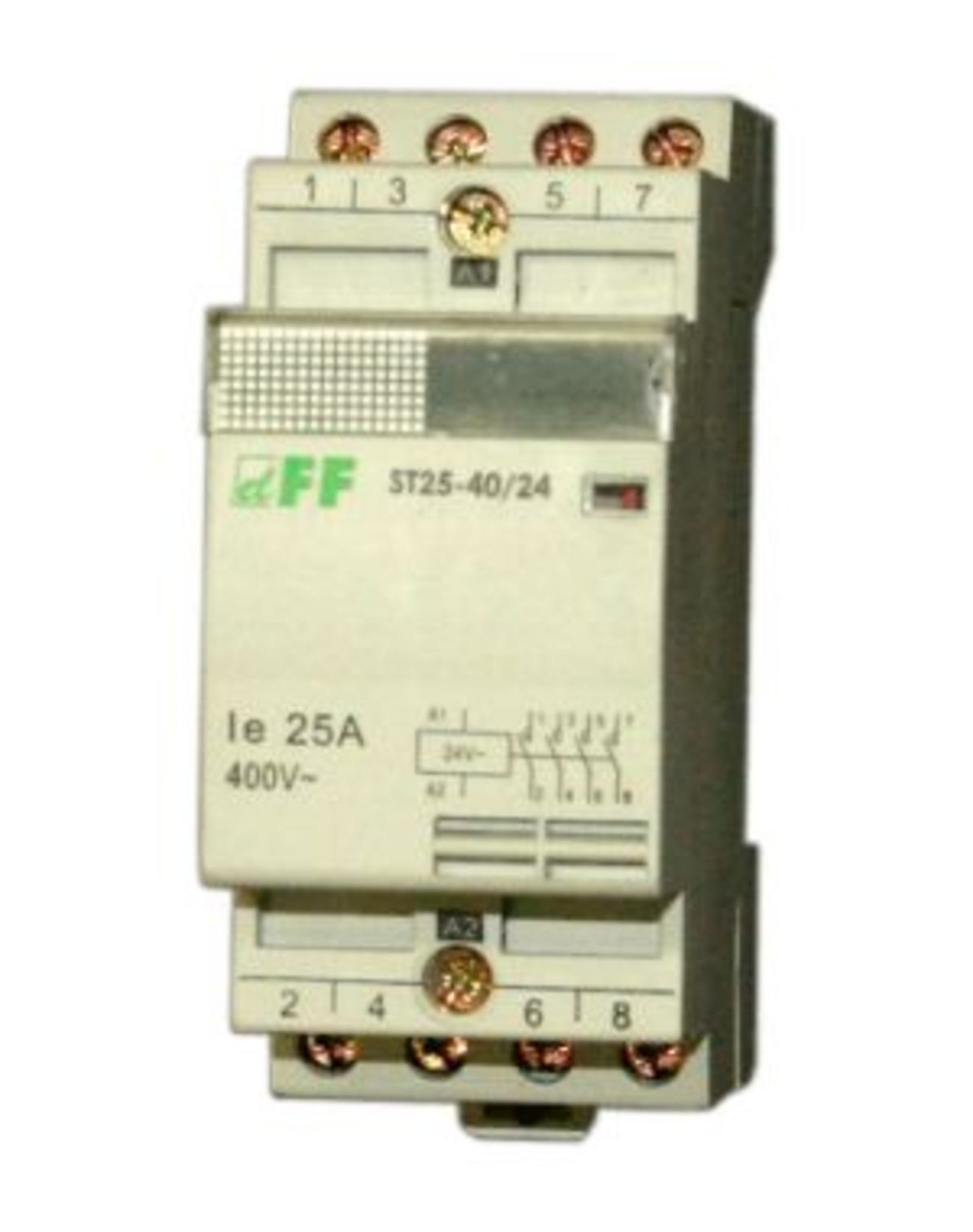 Stycznik modułowy ST25-40 25A 4 styki zwierne, cewka 230V F&F 0