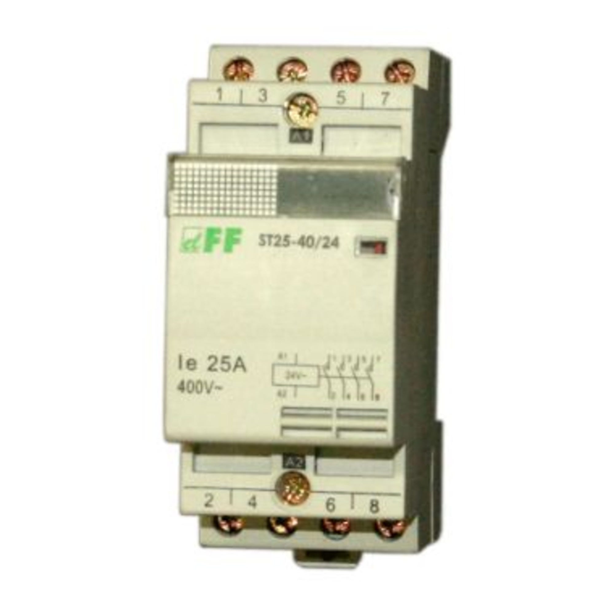Stycznik modułowy ST25-40 25A 4 styki zwierne, cewka 230V F&F 0