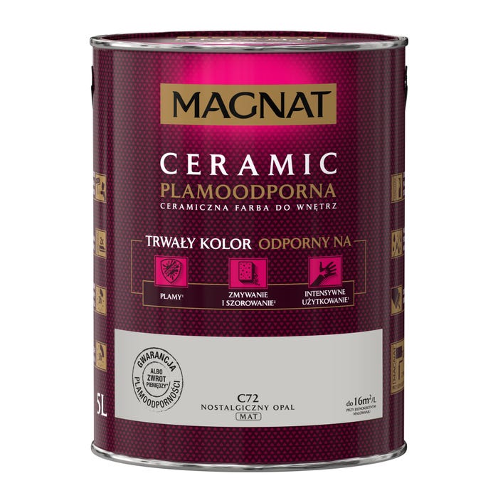 Farba Magnat Ceramic nostalgiczny opal 5l