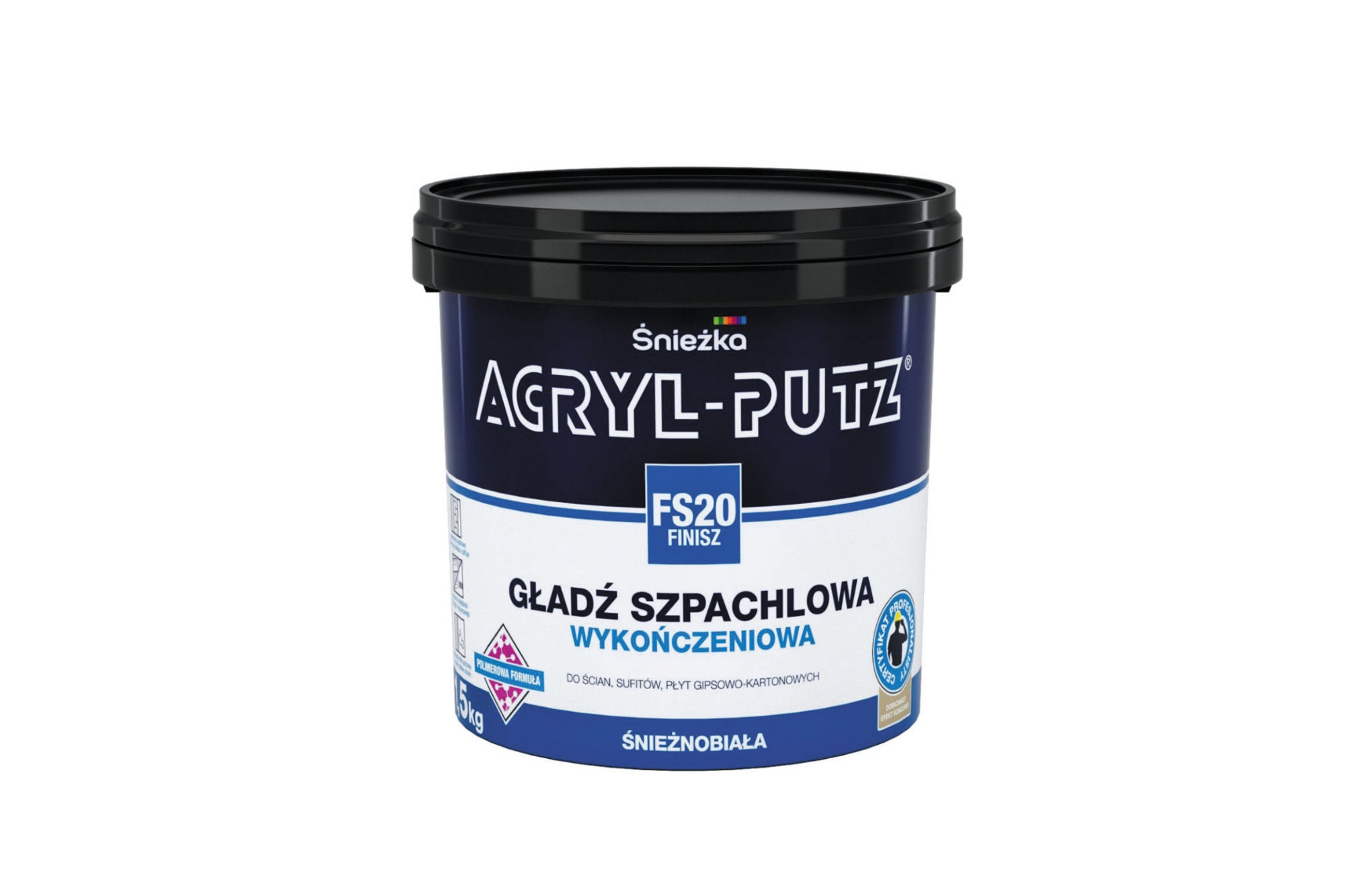 Gładź szpachlowa Śnieżka Acryl-Putz Finisz FS20 17kg 1