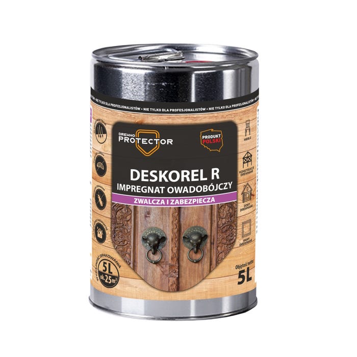 Impregnat do drewna Deskorel owadobójczy 5l