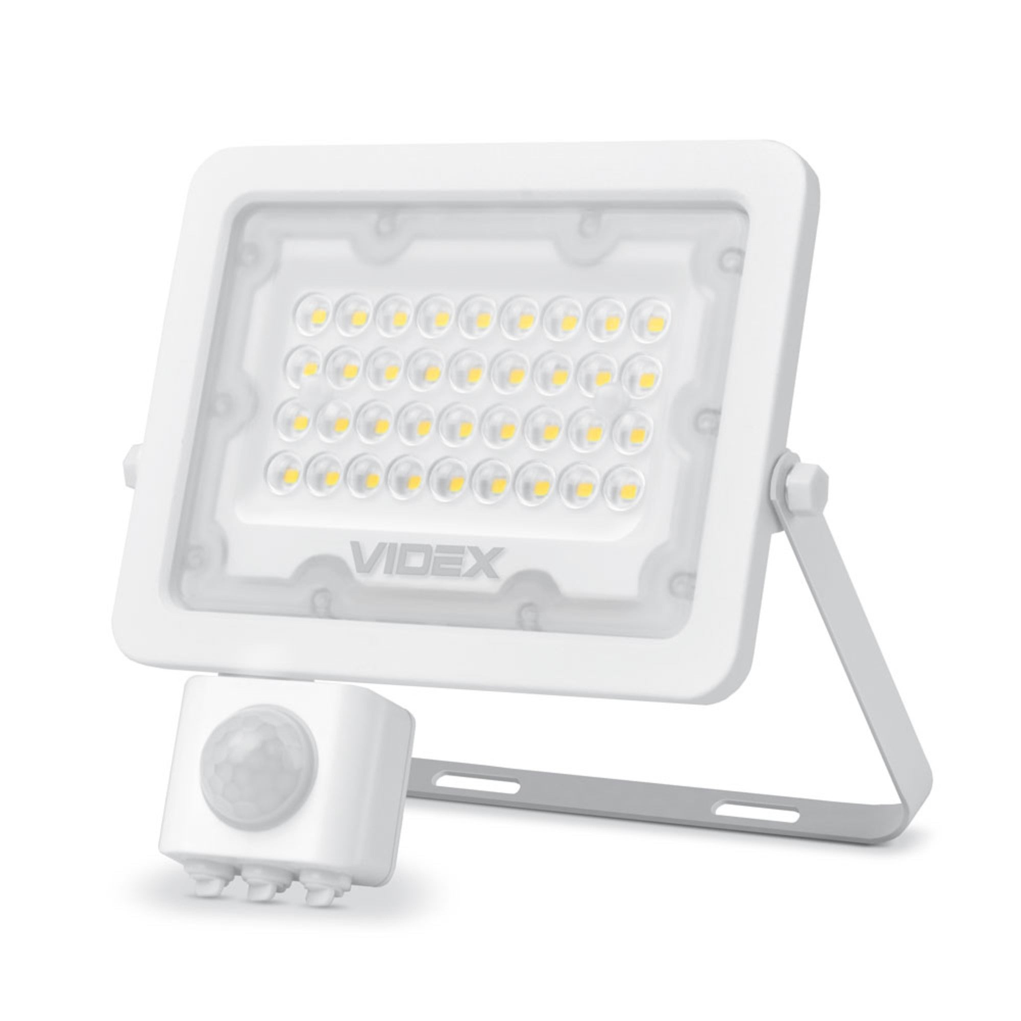 Naświetlacz LED 30W 2700 lm IP65 5000K biały czujnik ruchu PIR obracalny