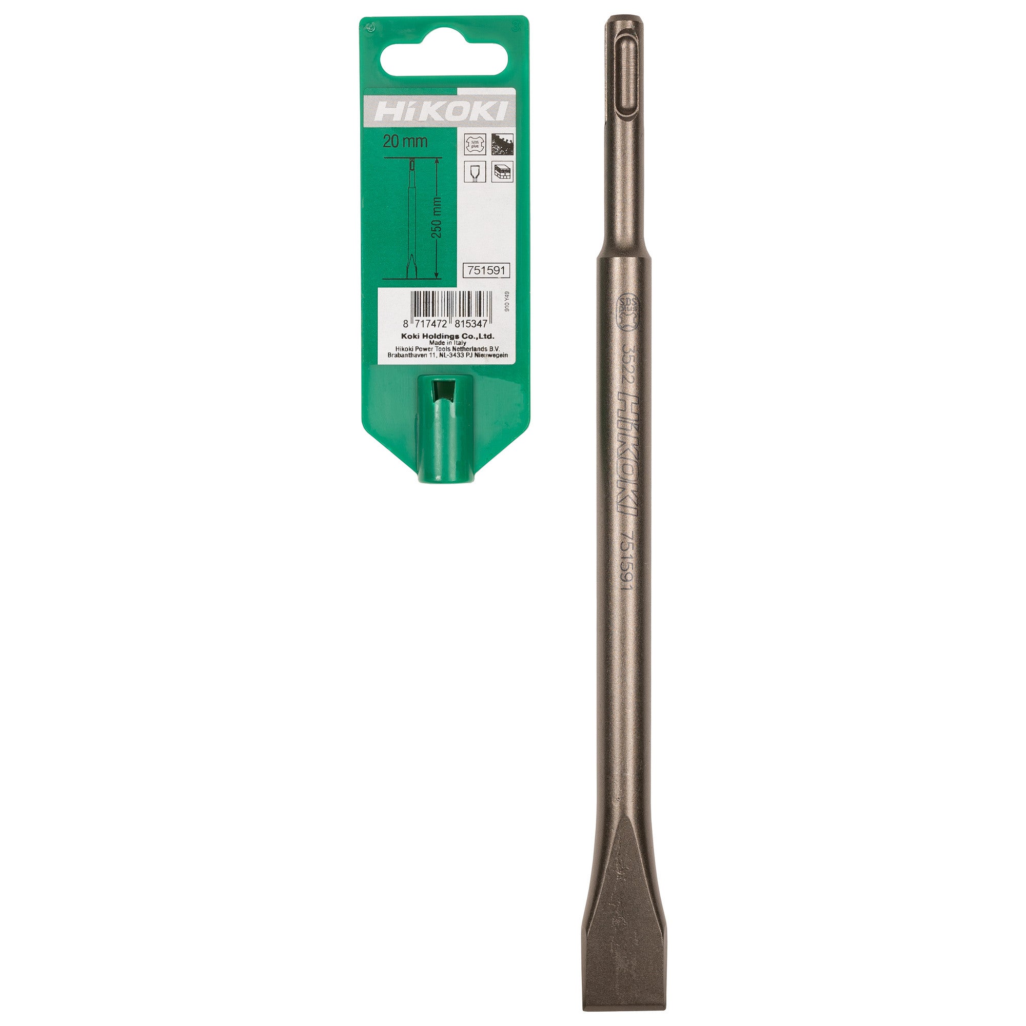 Przecinak wąski SDS-Plus 20x250 mm Hikoki 1