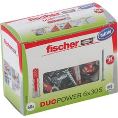 Kołek Duopower 6x30 z wkrętem 4.5x40 mm (50 szt.) 0