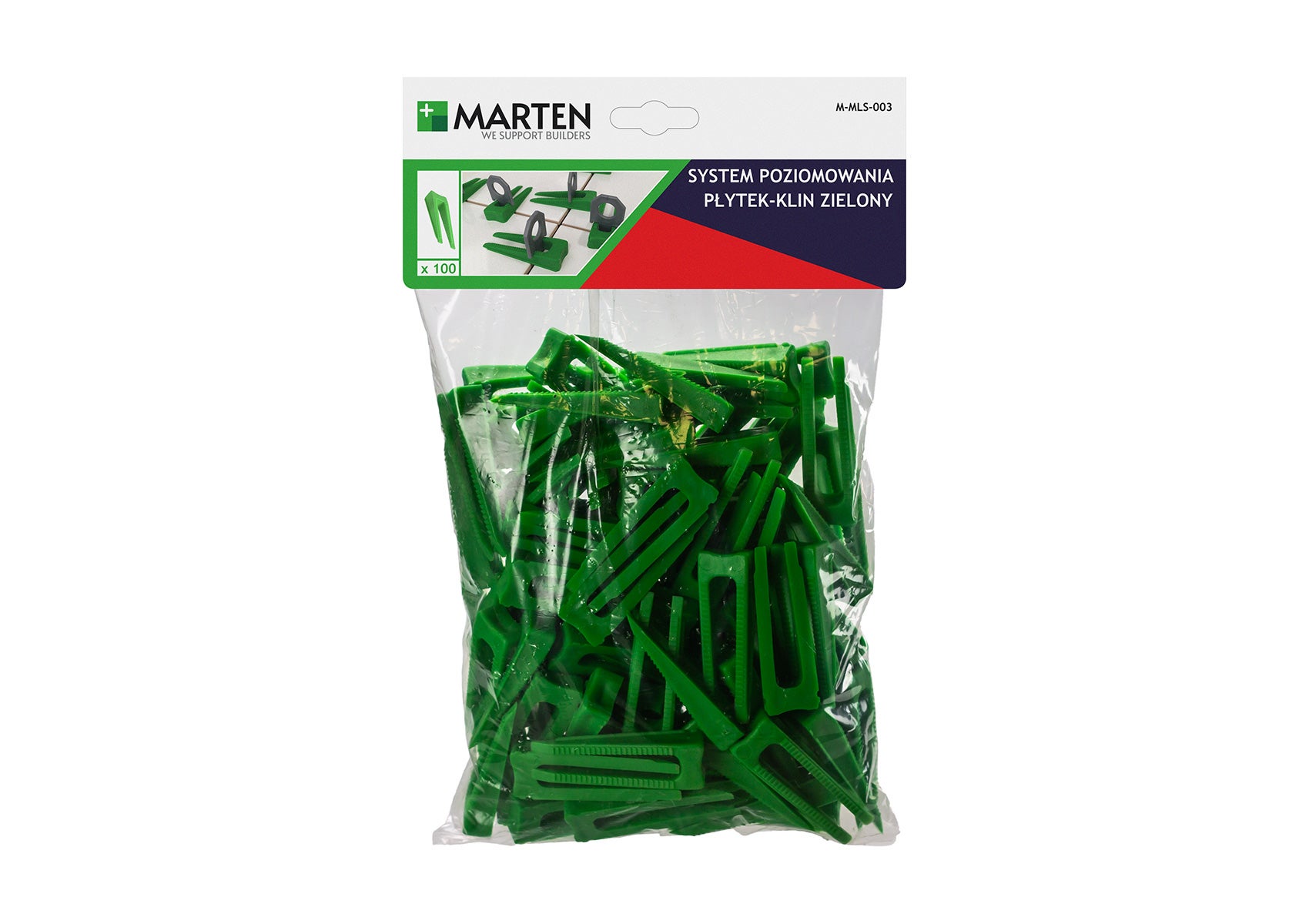 System do poziomowania płytek Klin opak. 100 szt. 1