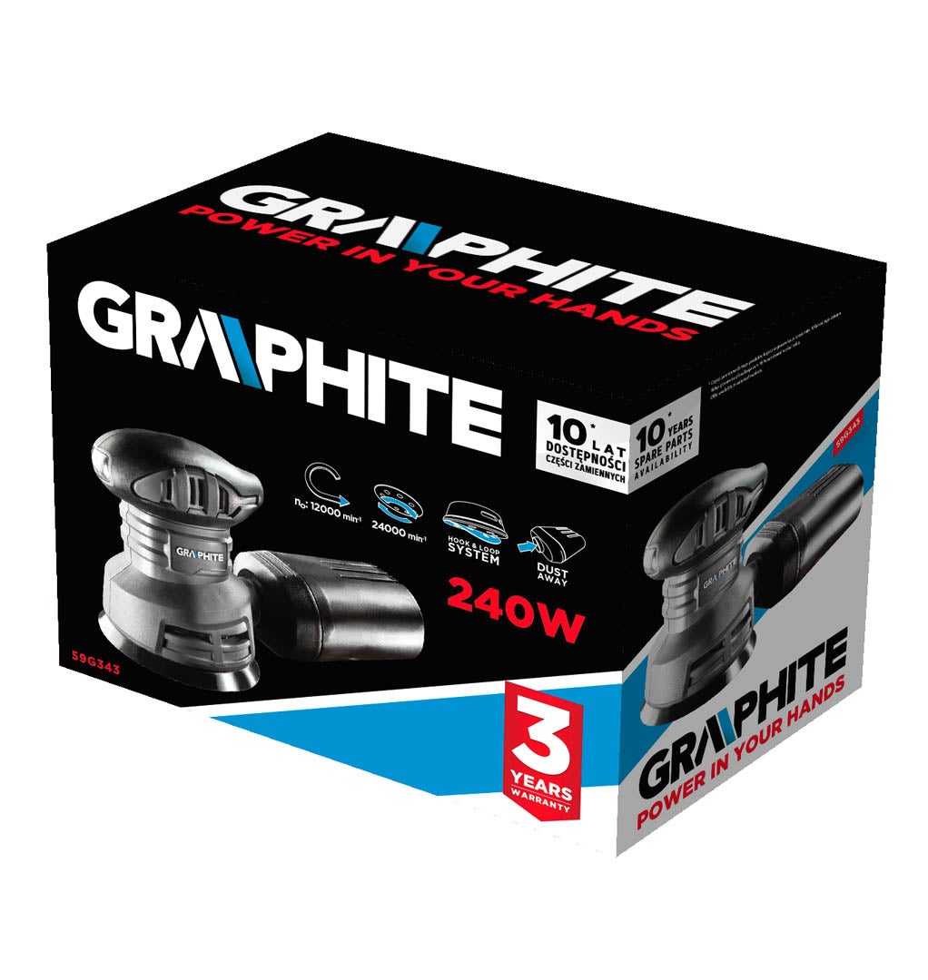 Szlifierka mimośrodowa 240W 59G343 Graphite 1