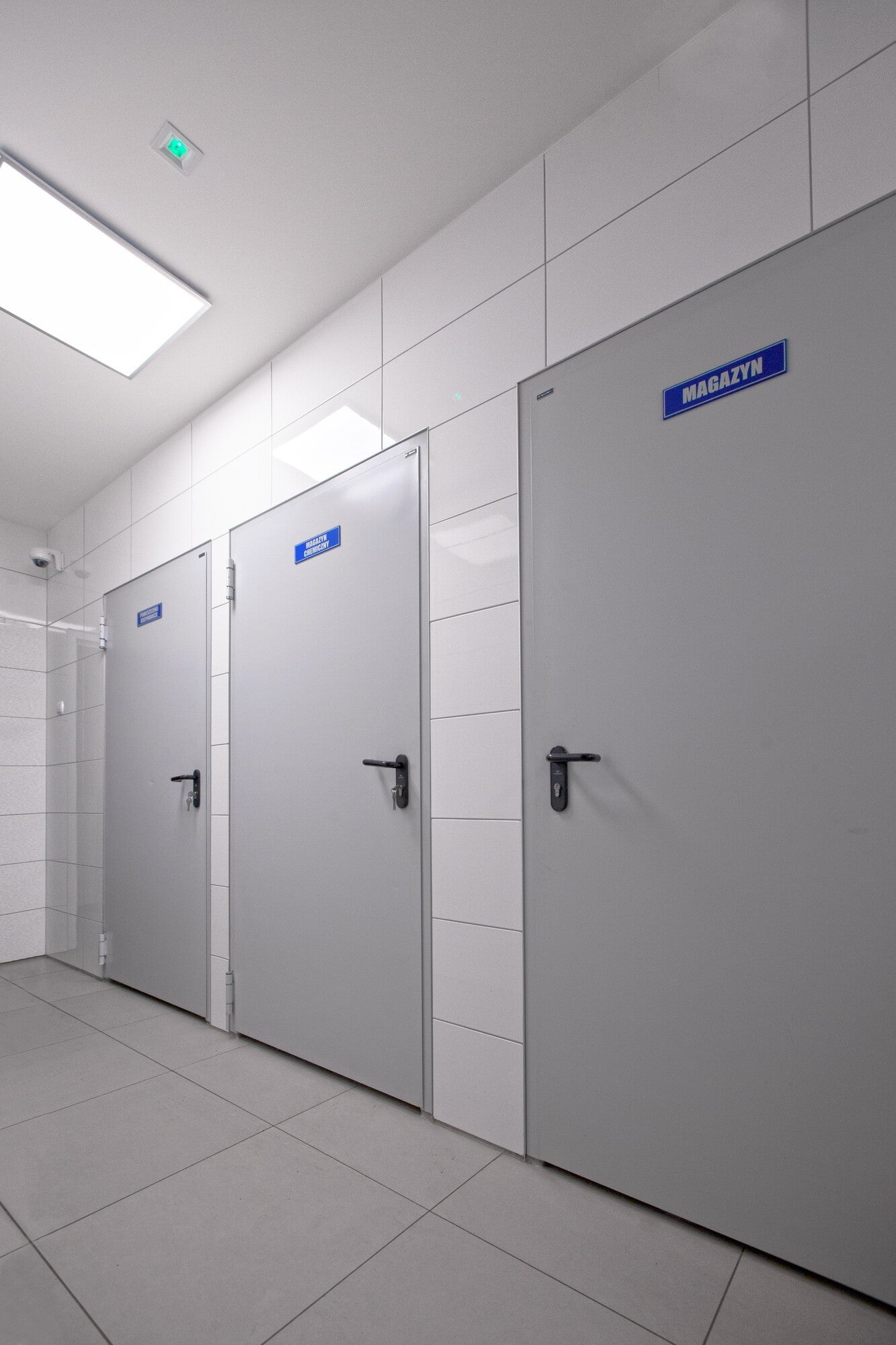 Drzwi techniczne Technical przeciwpożarowe EI60 90 prawe RAL 7035 1