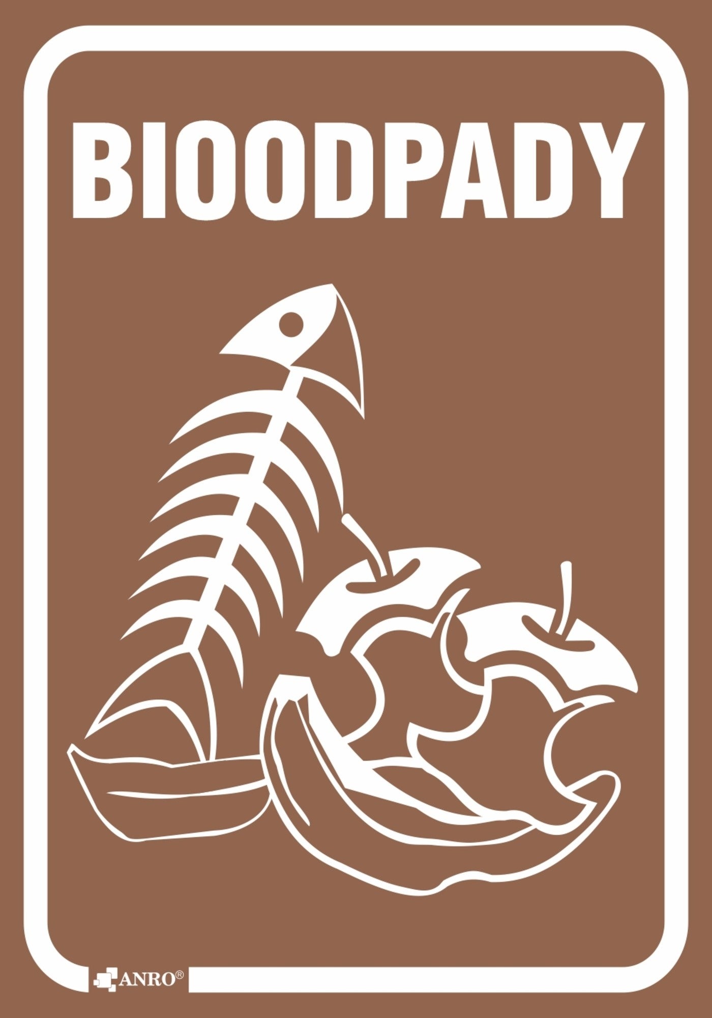 Znak informacyjny BIOODPADY 0