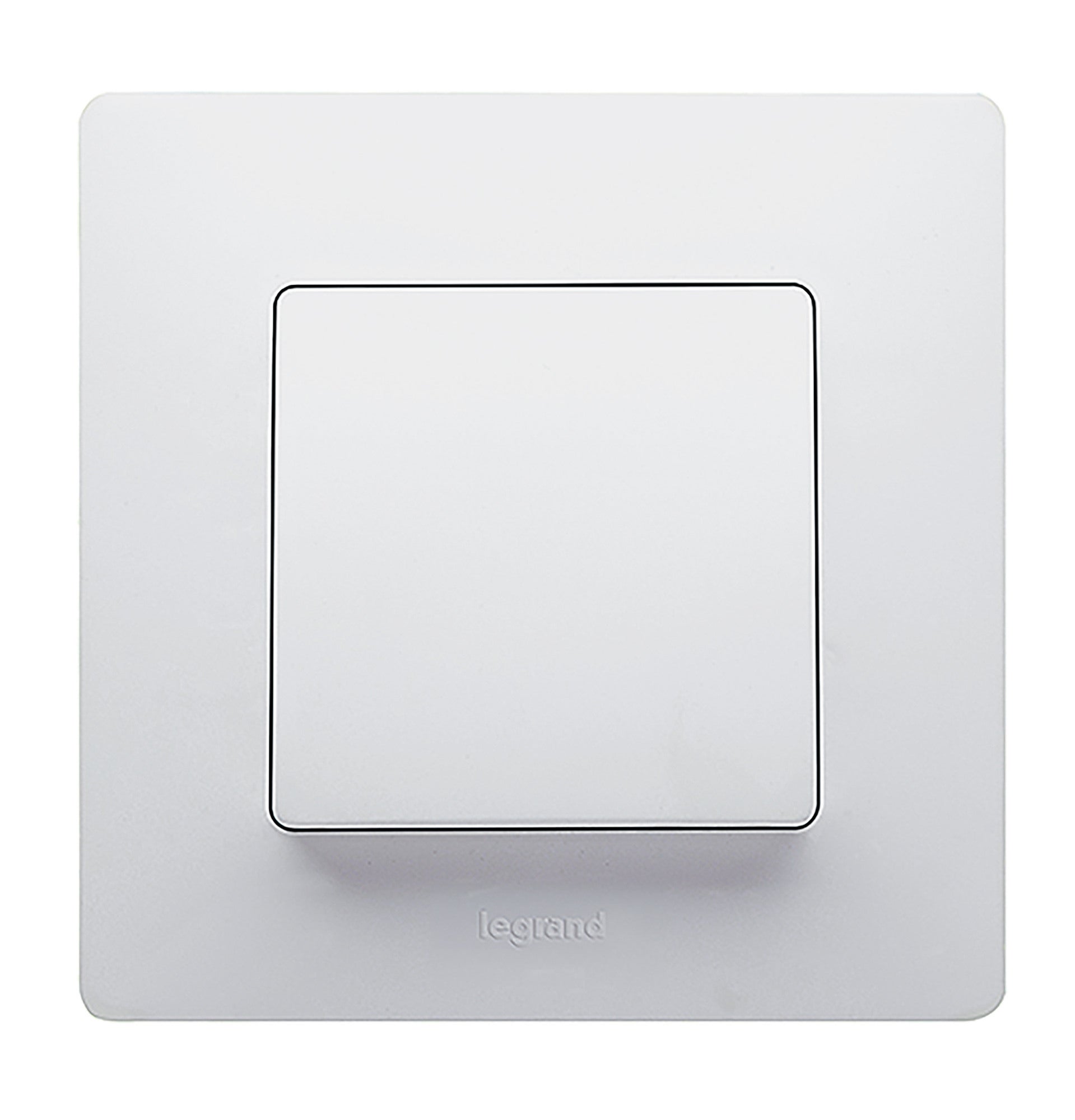Legrand Niloe biały łącznik pojedynczy z ramką 1