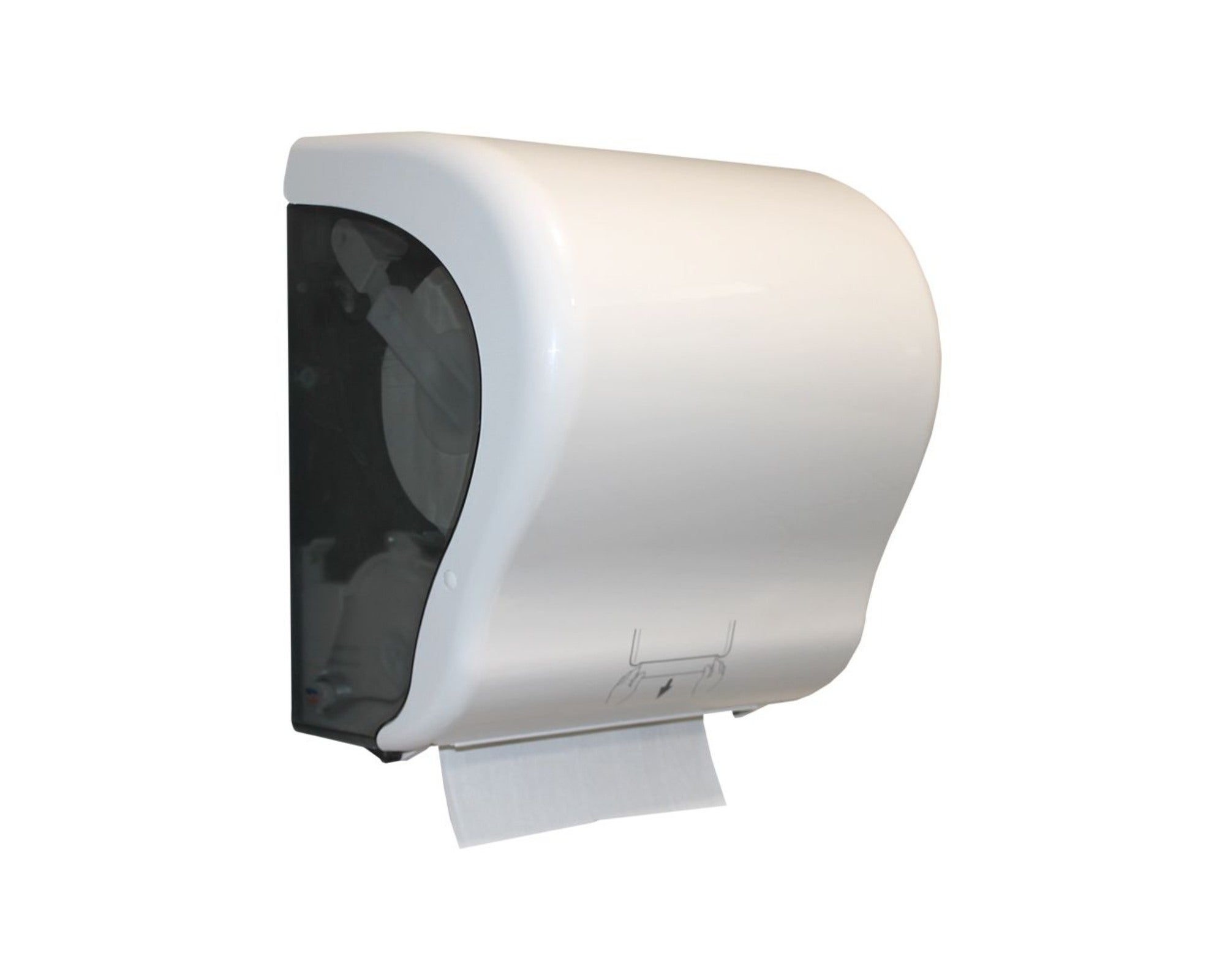 Mechaniczny podajnik ręczników papierowych w rolach Maxi biały, CJB301