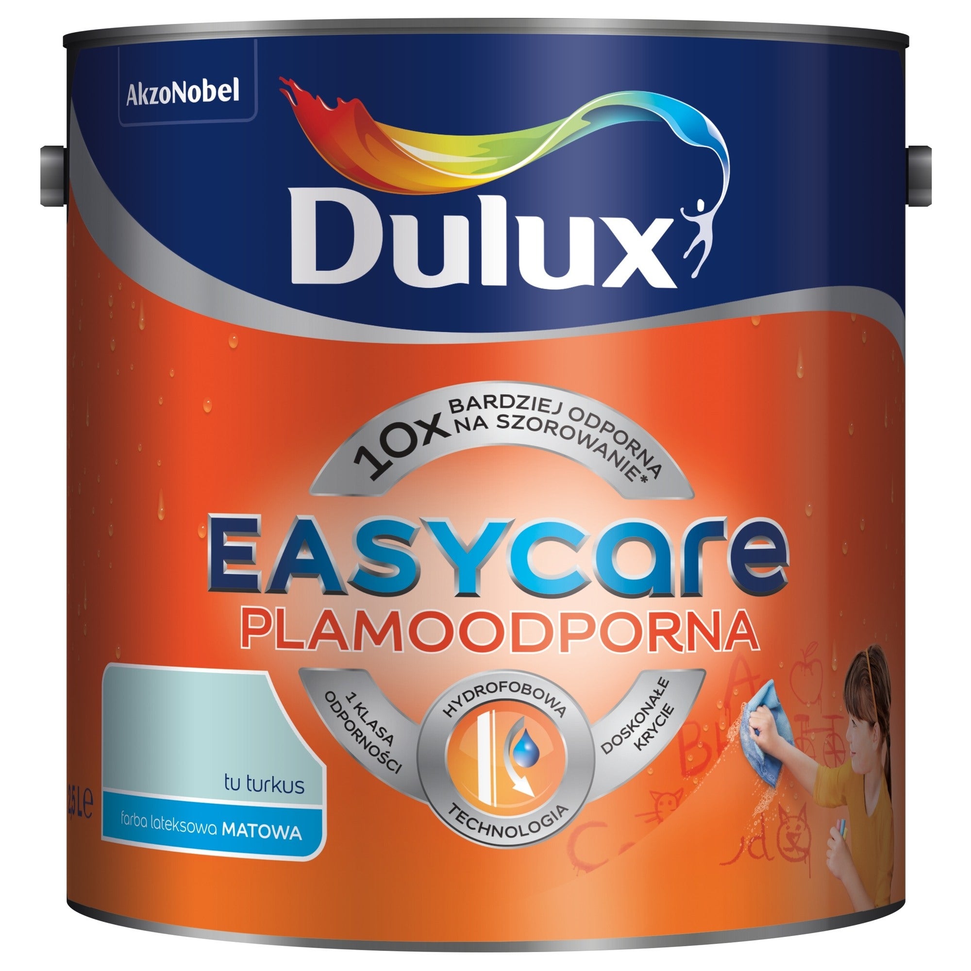 Farba Dulux EasyCare tu turkus 2,5l 0