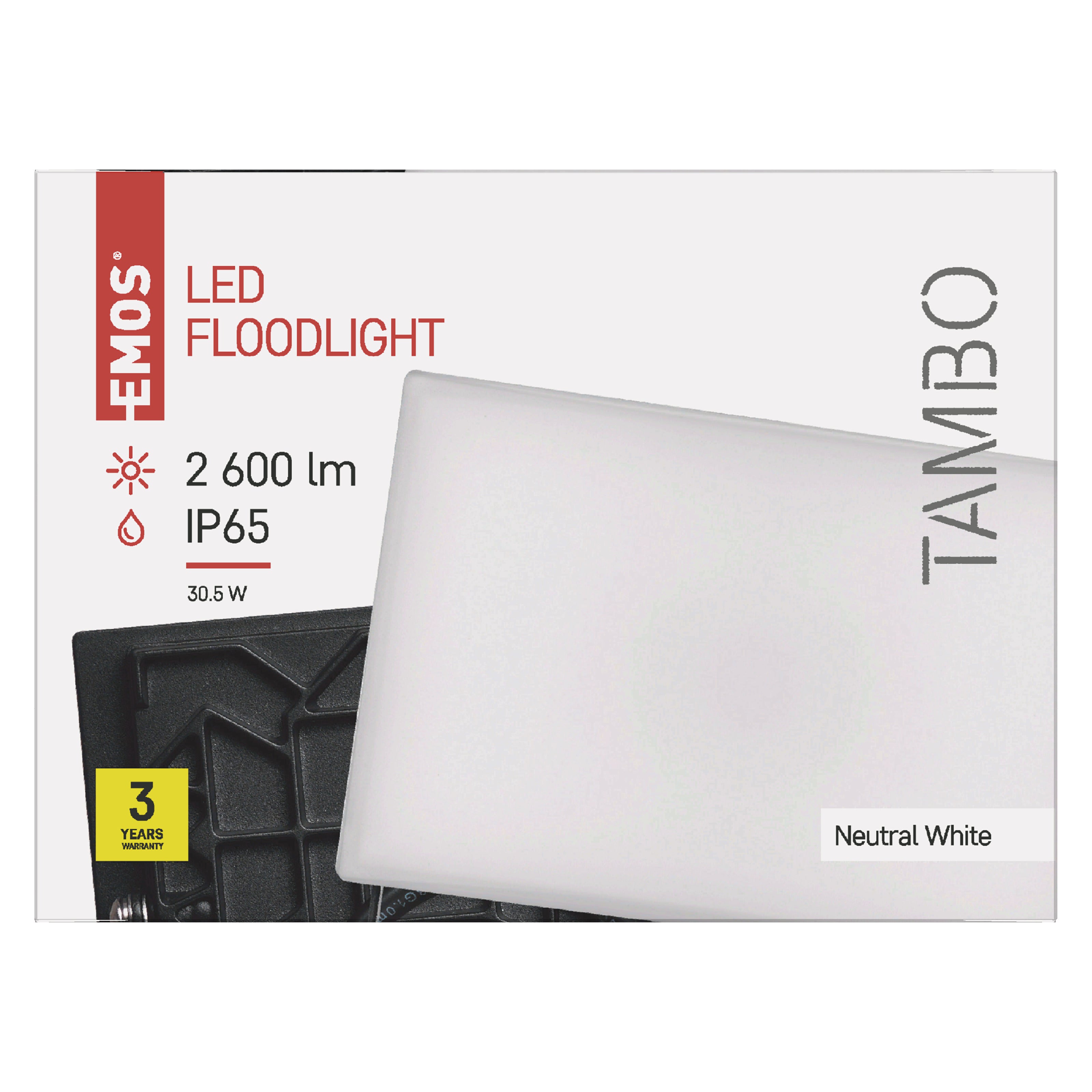 Naświetlacz LED Tambo 30W neutralna biel 4