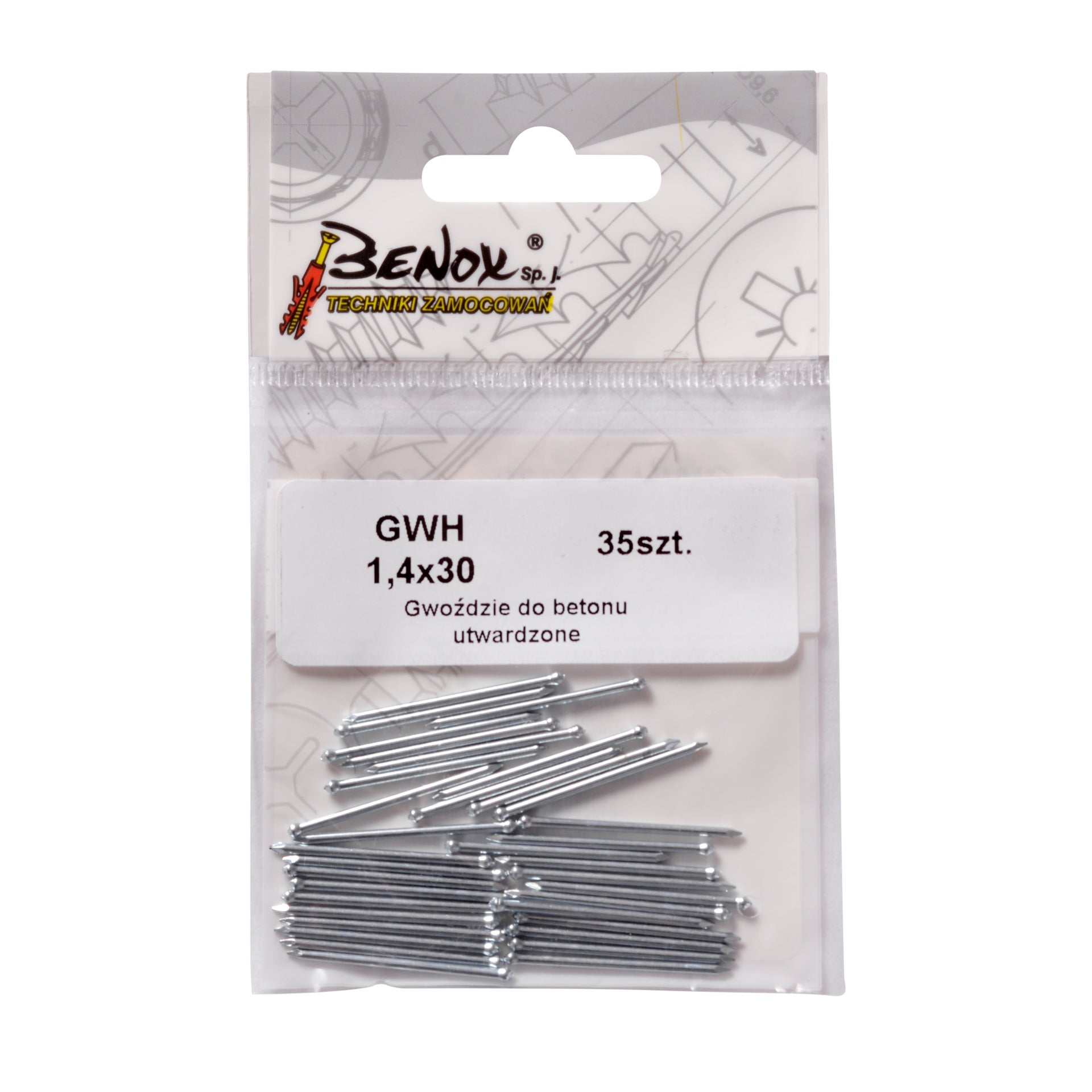 Gwóźdź hartowany 1.4x30 mm (35 szt.) 1