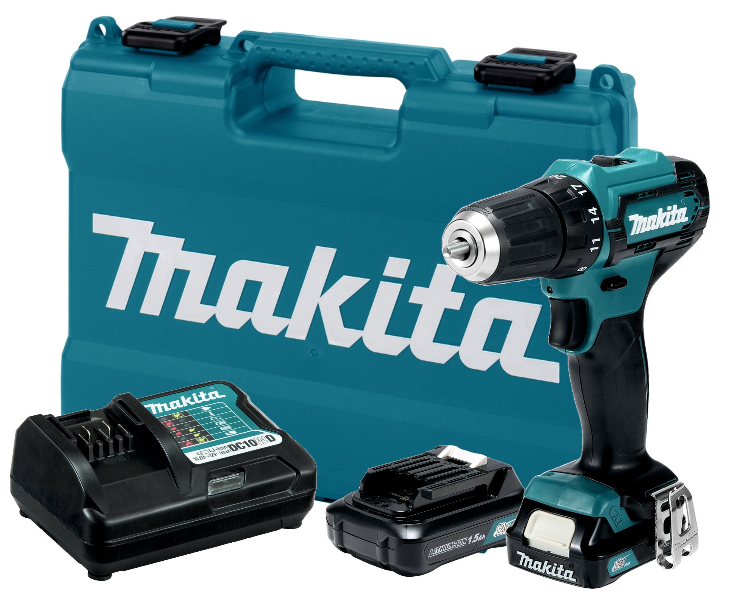 Wiertarko-wkrętarka 12V DF333DWYE Makita / 2 x 1,5Ah - Bricoman.pl