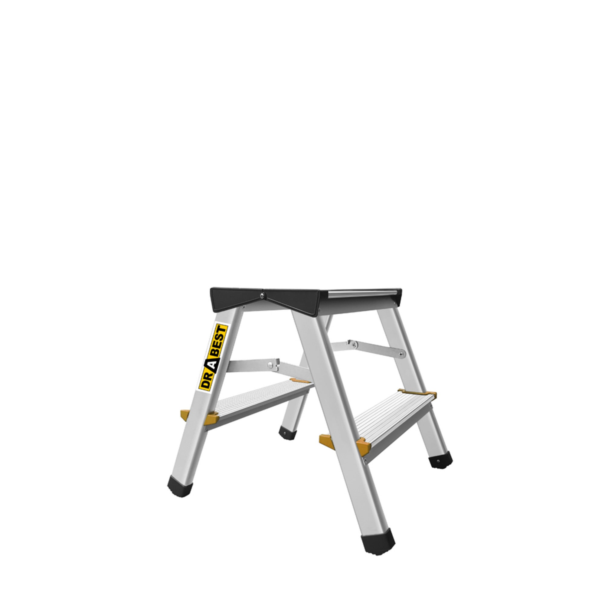 Drabina aluminiowa dwustronna 2x2 stopnie nośność 150 kg