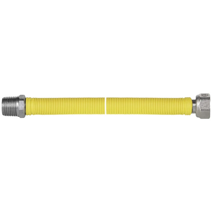 Elastyczny i rozciągliwy przewód gazowy ze stali nierdzewnej Kas-Flex 1/2" 30-60 cm