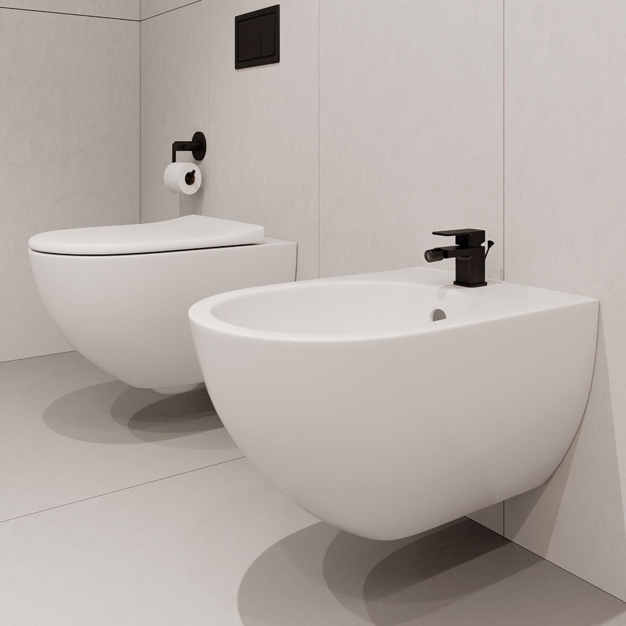 Bateria bidetowa Valvex Remo czarna 1