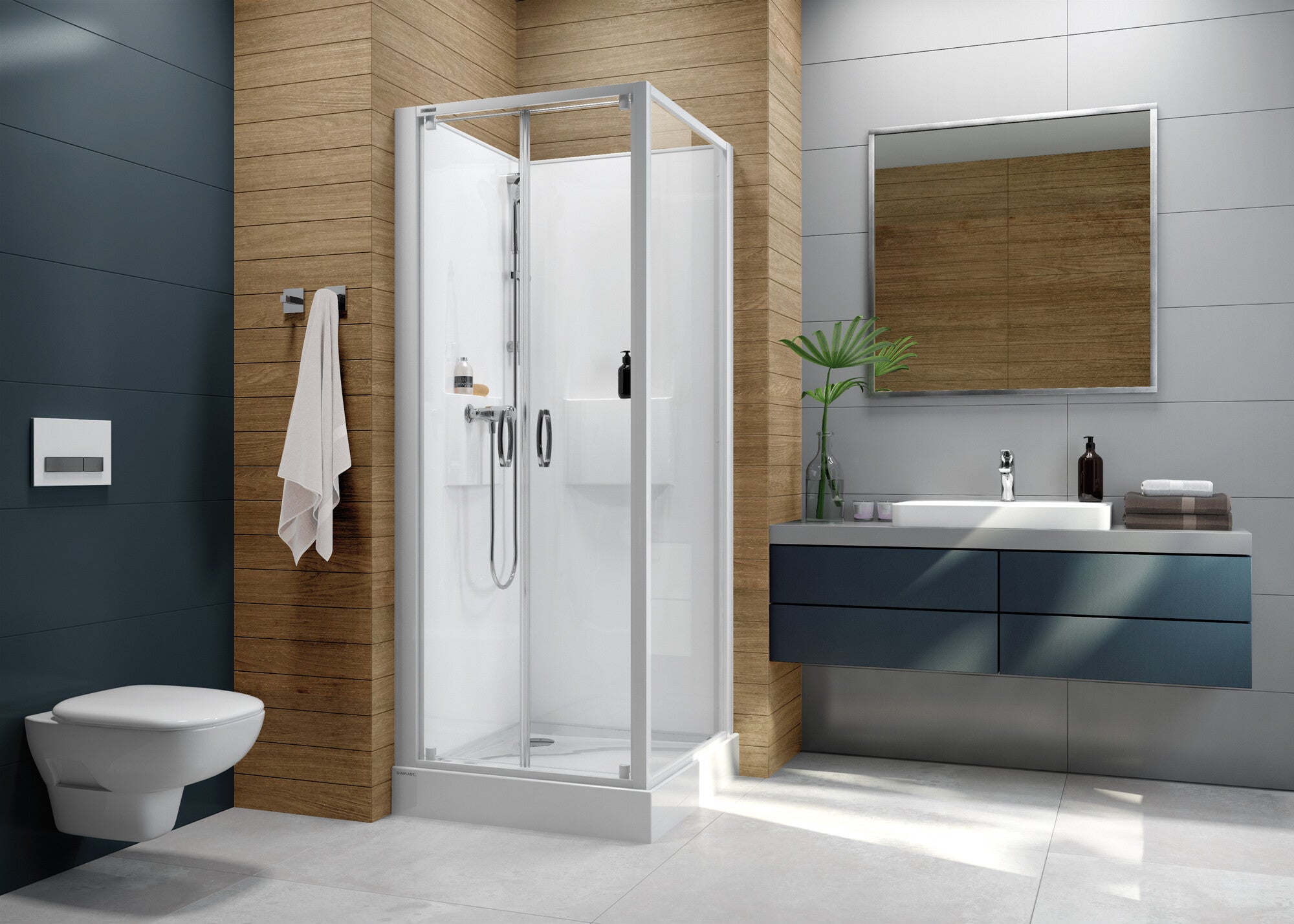 Kabina prysznicowa Sanplast Basic 70x70 cm 1