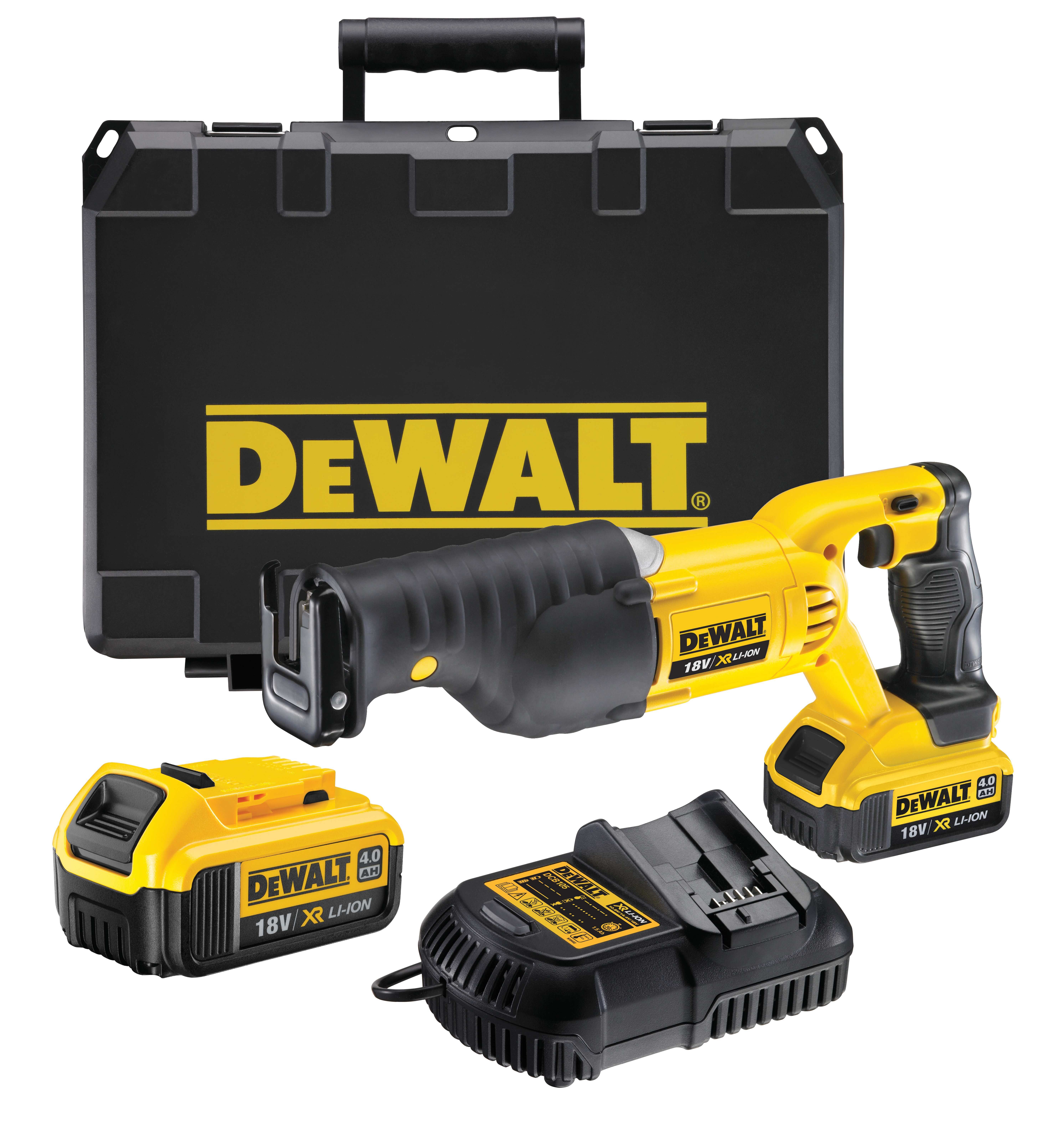 Piła szablasta 18V DCS380M2 DeWalt / 2 x 4Ah 1