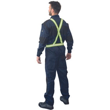 Szelki odblaskowe żółte REFROX Cerva 2