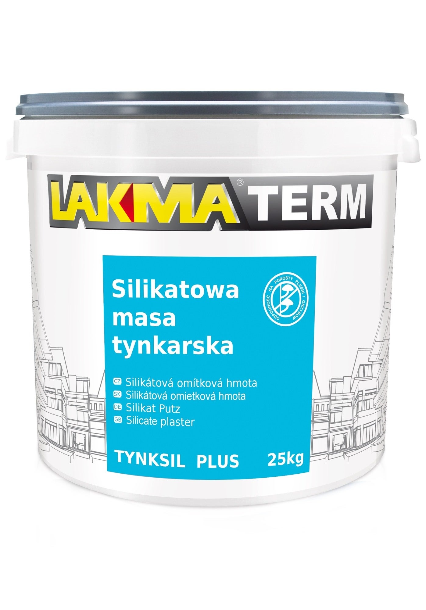 Tynk silikatowy Lakma Tynksil Z Plus baza P1 25kg 0