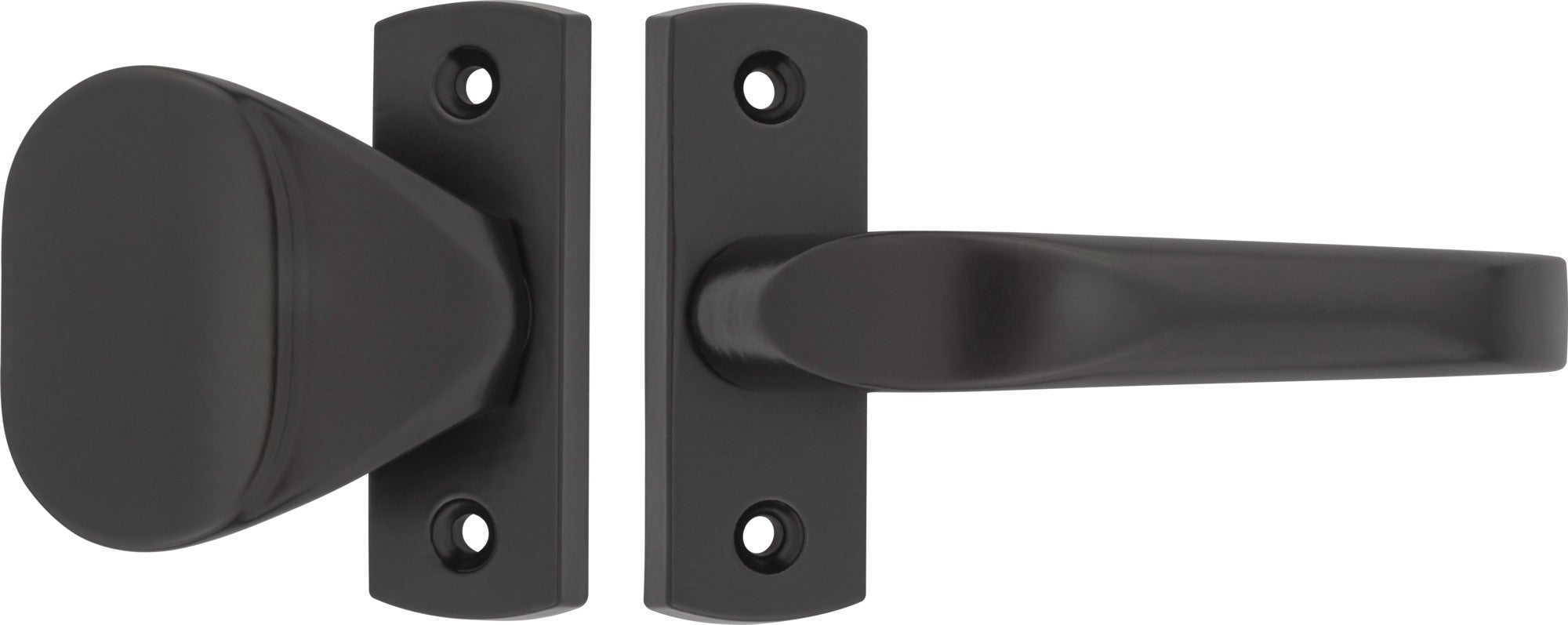 Klamka Diana z krótkim szyldem czarny