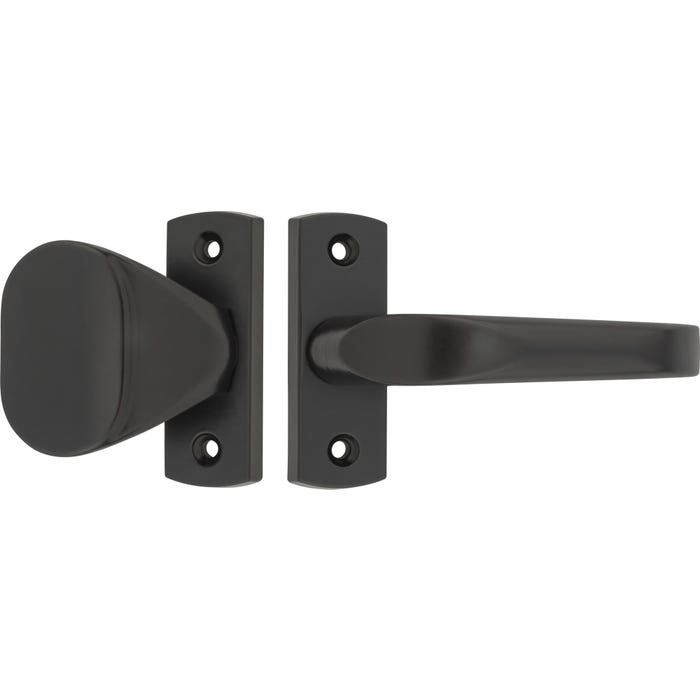 Klamka Diana z krótkim szyldem czarny