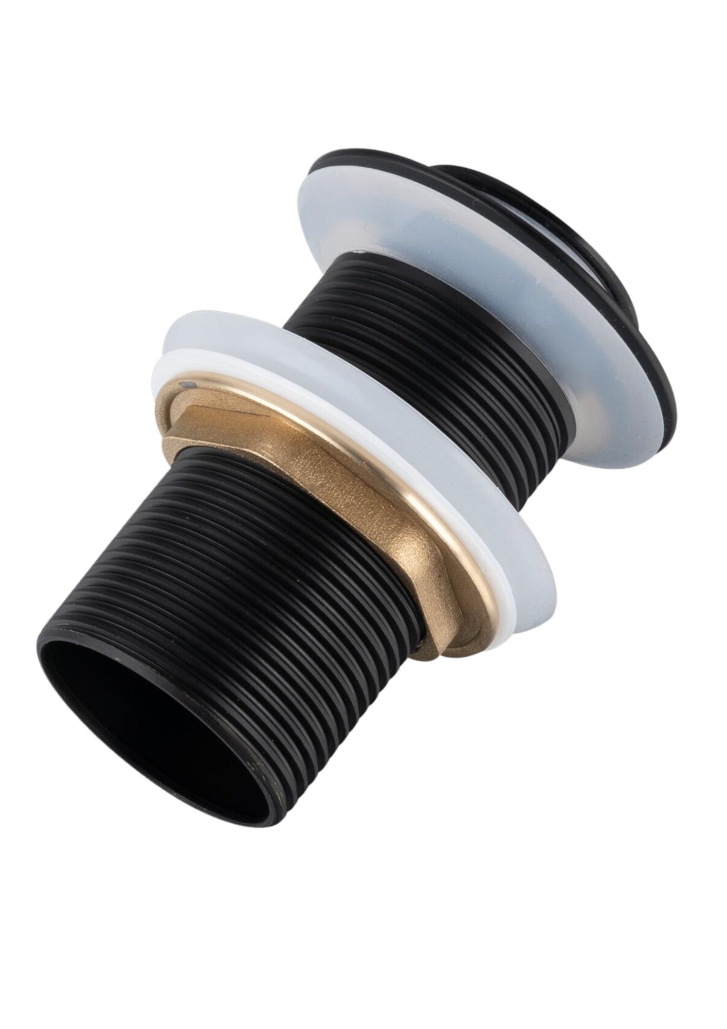 Korek umywalkowy mosiężny klik-klak, bez przelewu, czarny 1