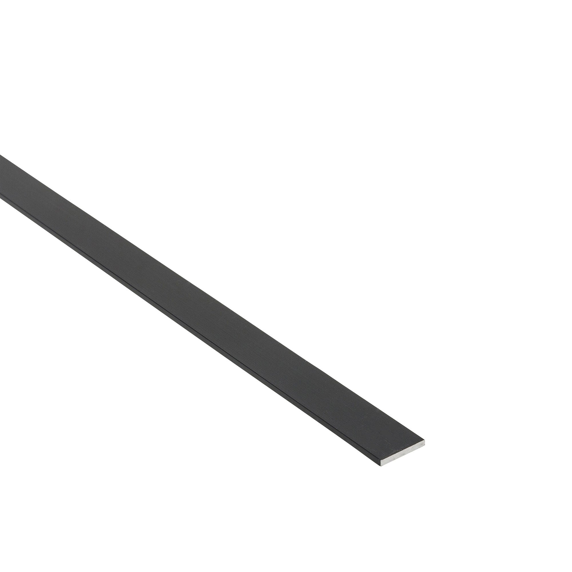 Płaskownik aluminiowy czarny 15x2mm 1m