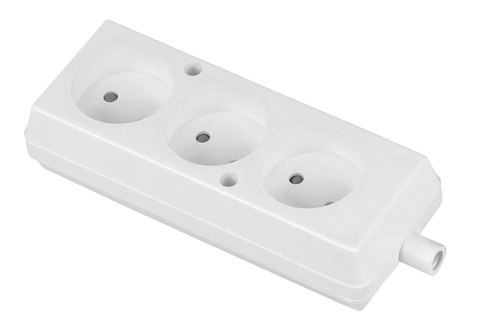 Listwa do przedłużacza 3 gniazda bez uziemienia GN-360