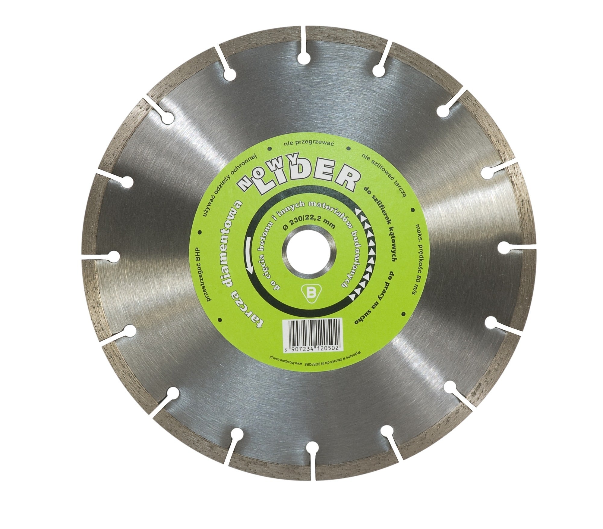 Tarcza diamentowa segmentowa 125x22,2 mm LIDER