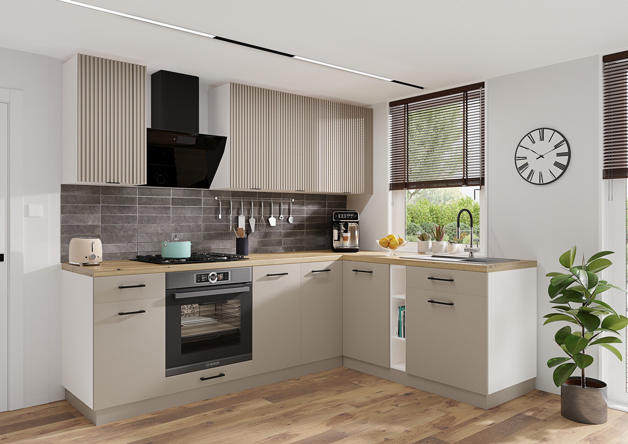 Blat kuchenny roboczy Dąb Evoke 2000x600x38 mm 2