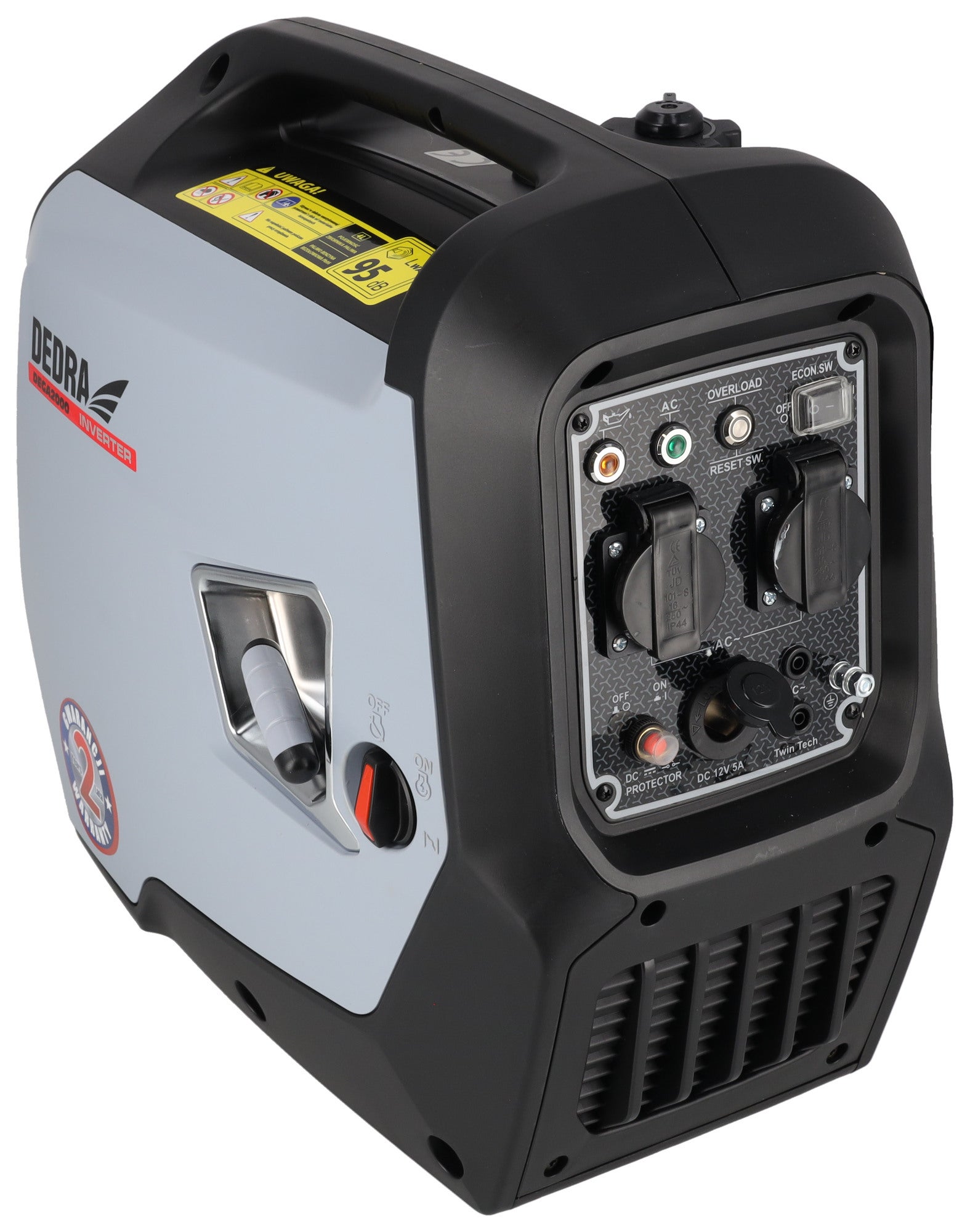 Agregat prądotwórczy inwertorowy 1,8/2,0kW DEDRA DEGA2000