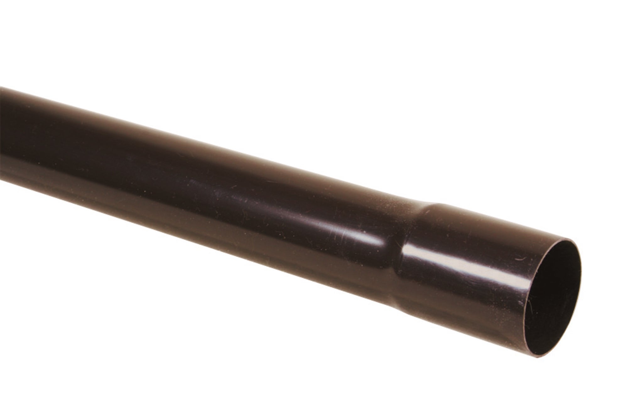 Rura spustowa fi 50 mm, dł. 2,8 m, brązowa PVC Scala Plastics