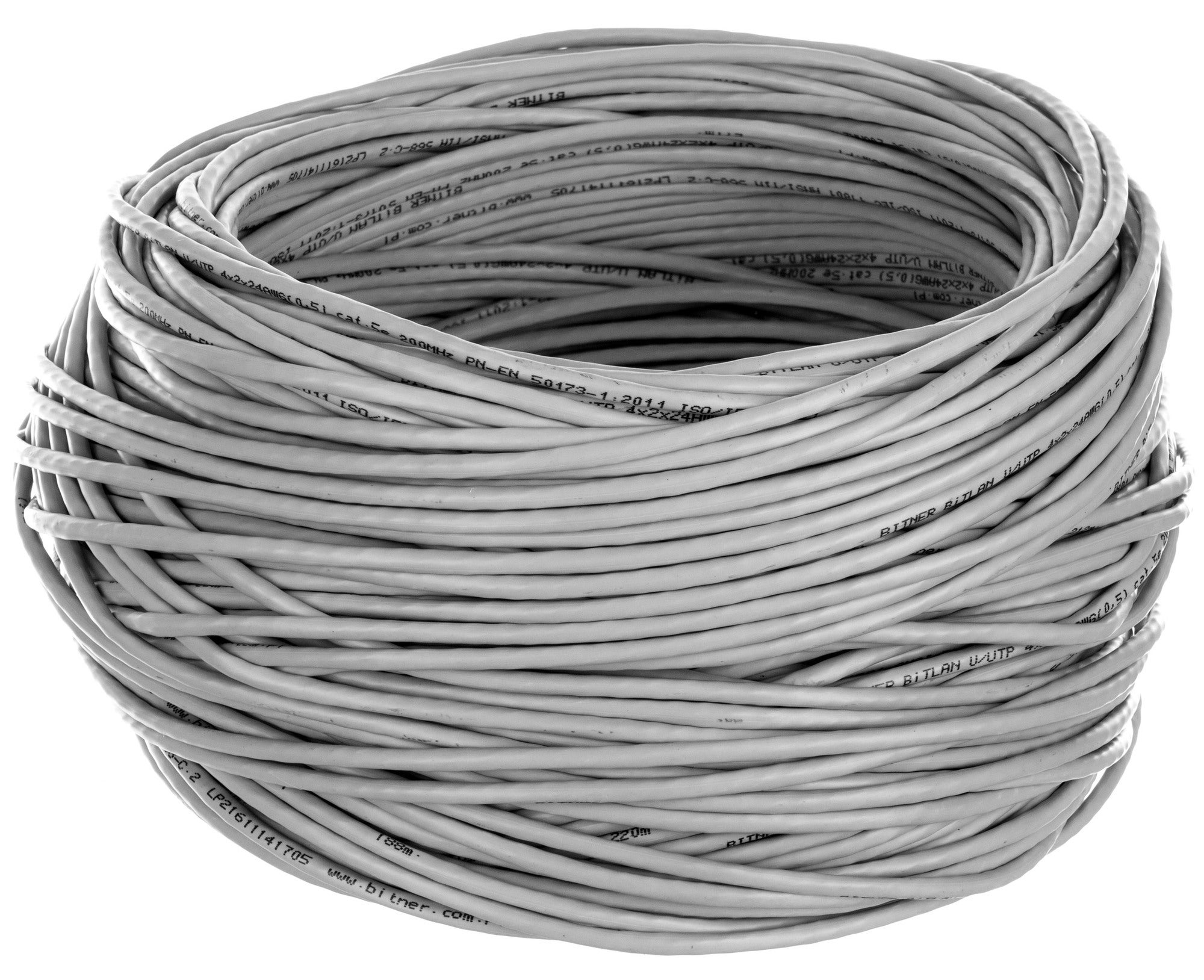 Kabel komputerowy UTP kat. 5e 4x2x0,5 drut 100m 1