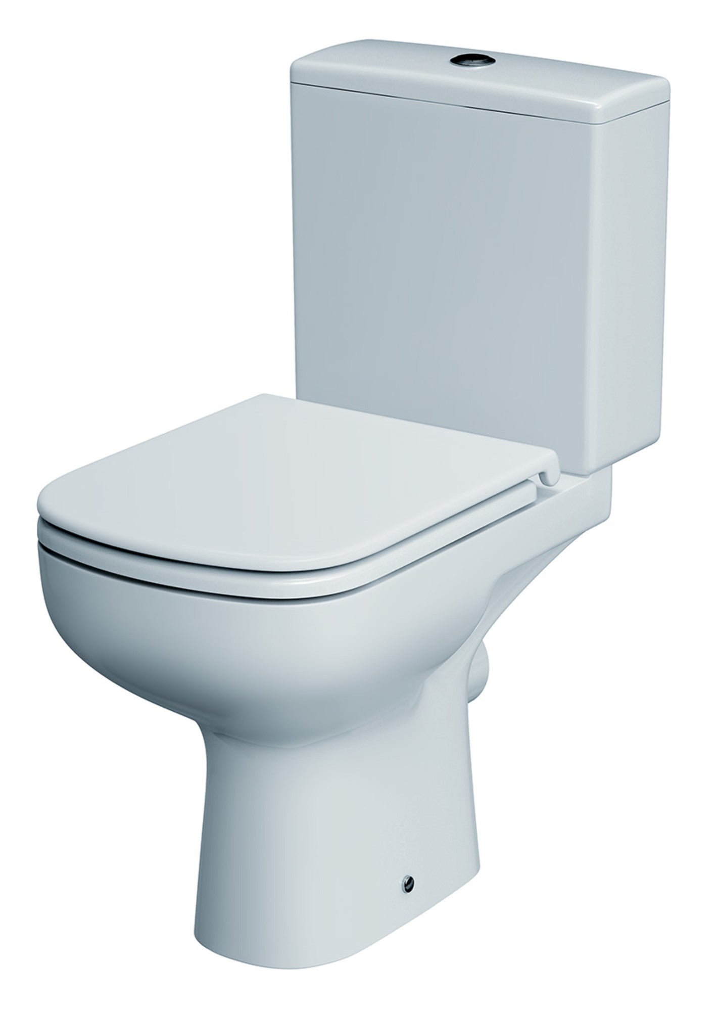 WC kompakt Cersanit Colour poziom biały 1