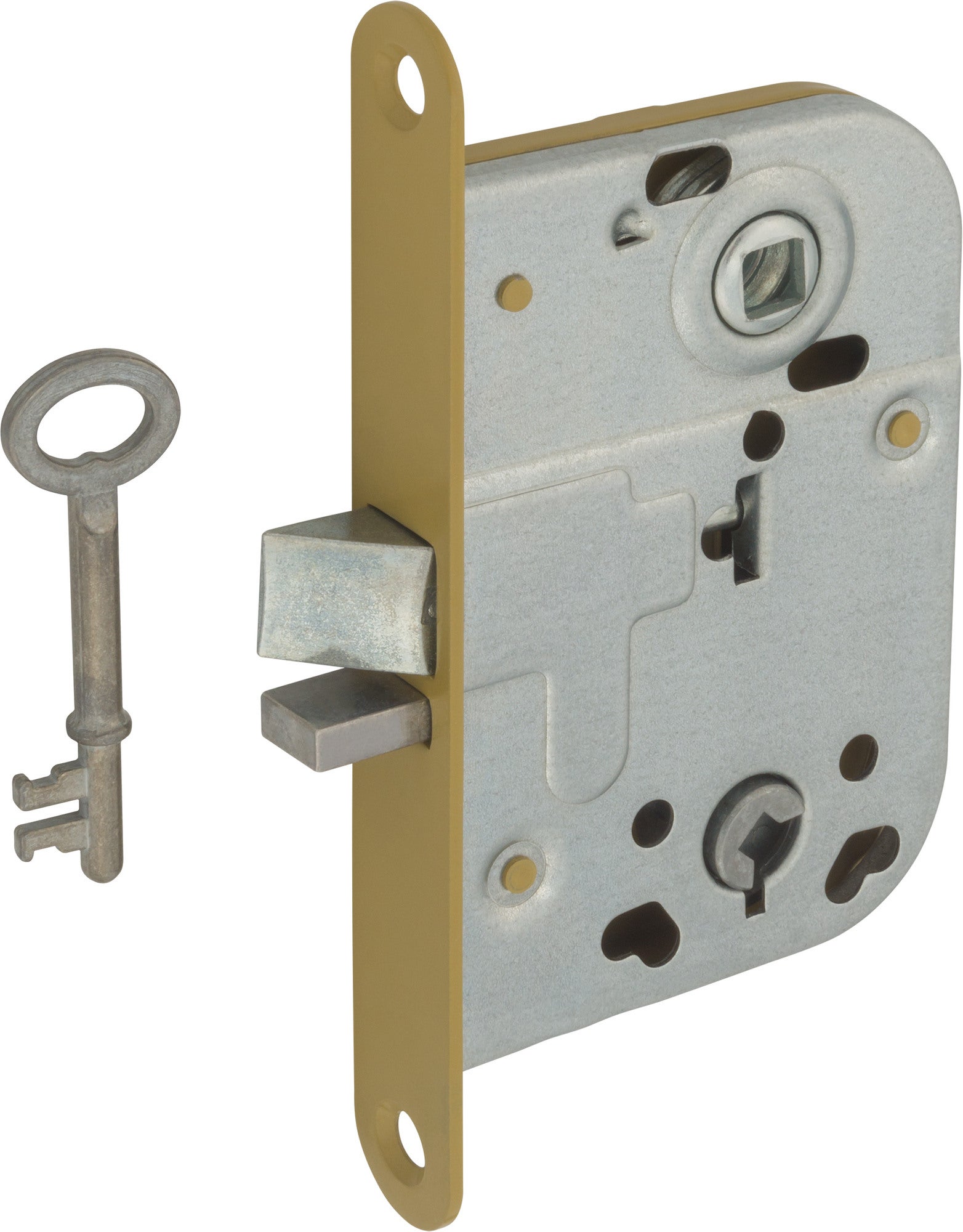 Zamek wpuszczany na klucz do WC 72/45 mm