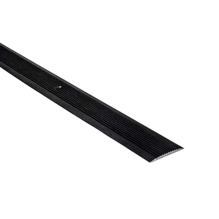 Kątownik schodowy aluminiowy czarny szczotkowany 35x3x3mm 1m