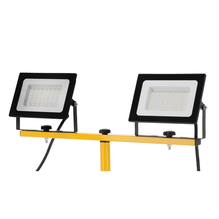 Naświetlacz LED Tripod 2x30W 2x2550 lm 4000K IP65 przenośny