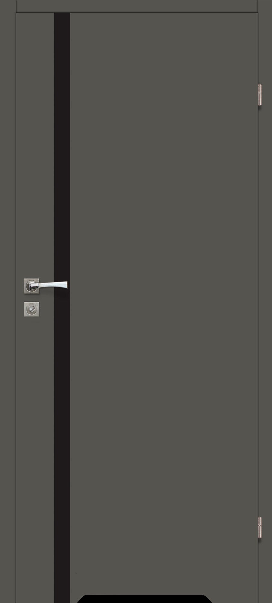 Skrzydło łazienkowe Indigo 90 prawe grafit