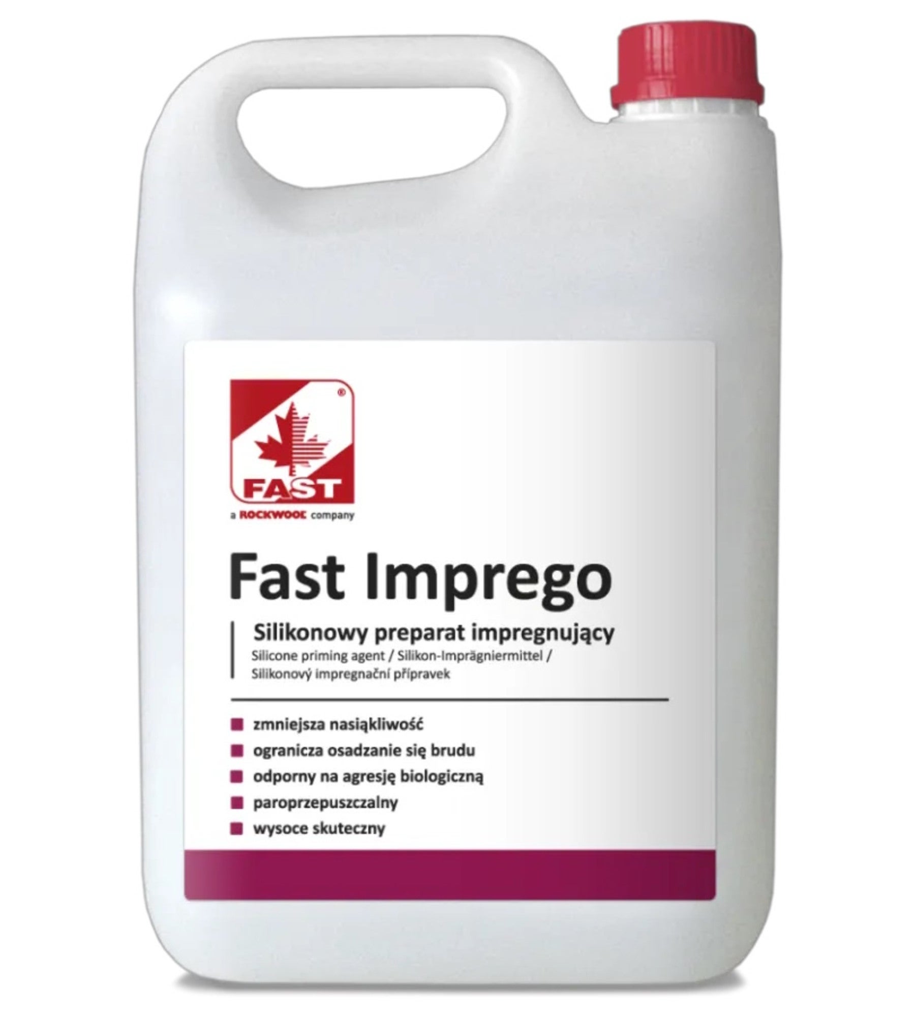 Silikonowy preparat impregnujący Fast 5l 0