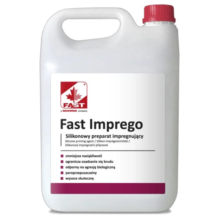 Silikonowy preparat impregnujący Fast 5l