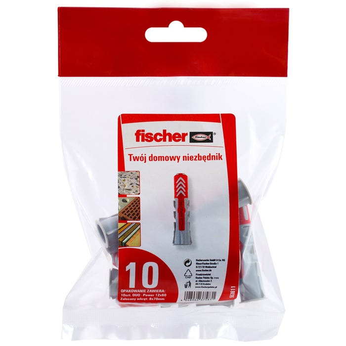 Kołek uniwersalny Duopower 12x60 mm (10 szt.)