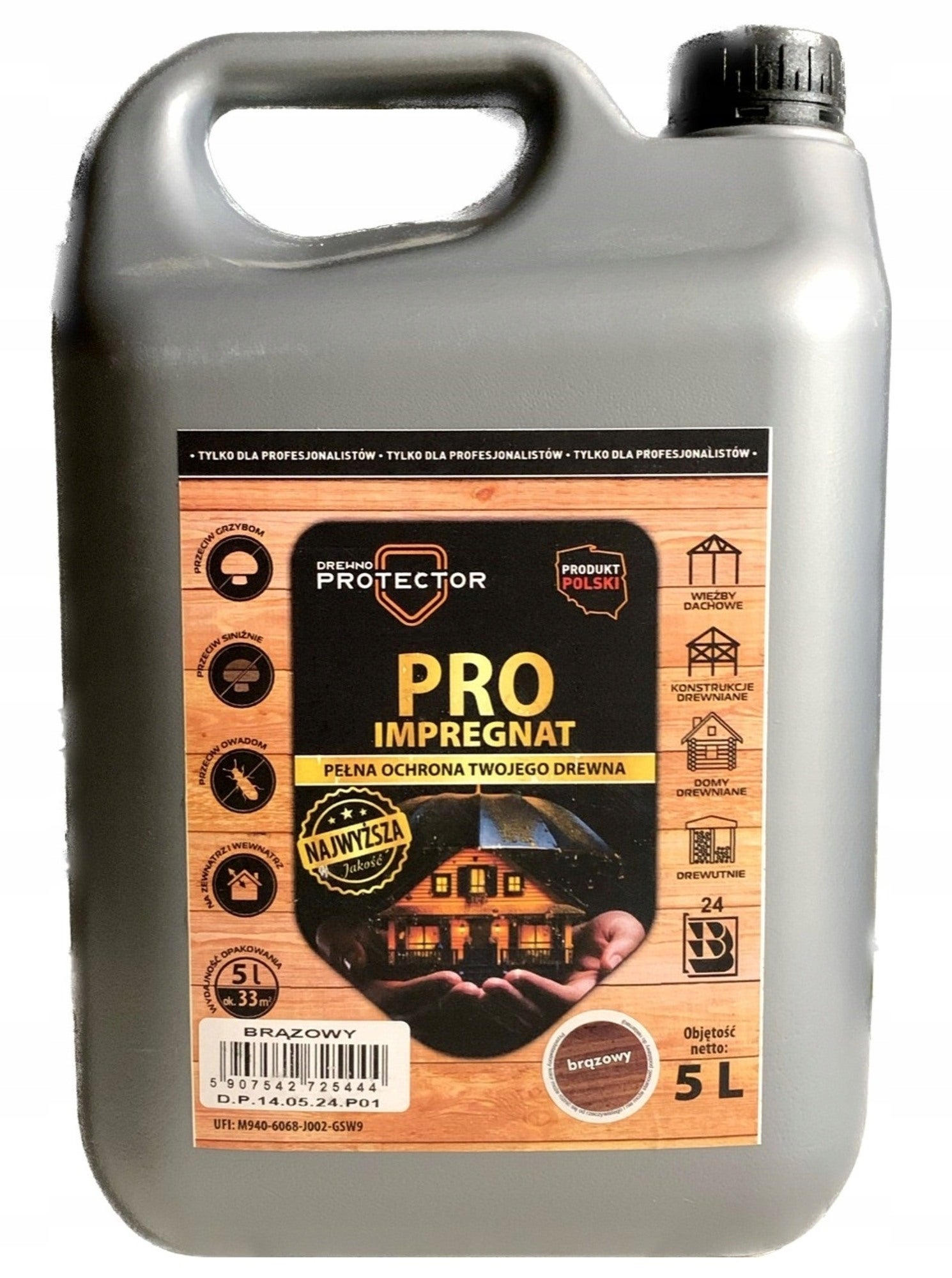 Impregnat do drewna Protector Pro 5l 0