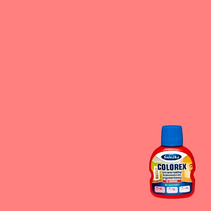 Pigment do kolorowania Śnieżka Colorex czerwony 100 ml